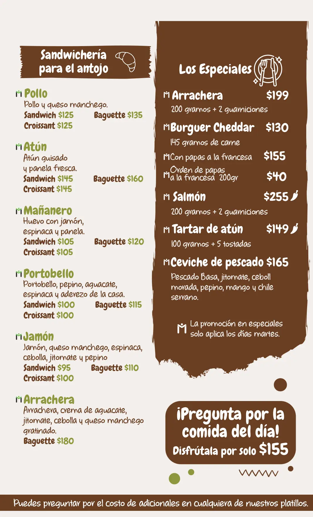 Menú Punto Canela